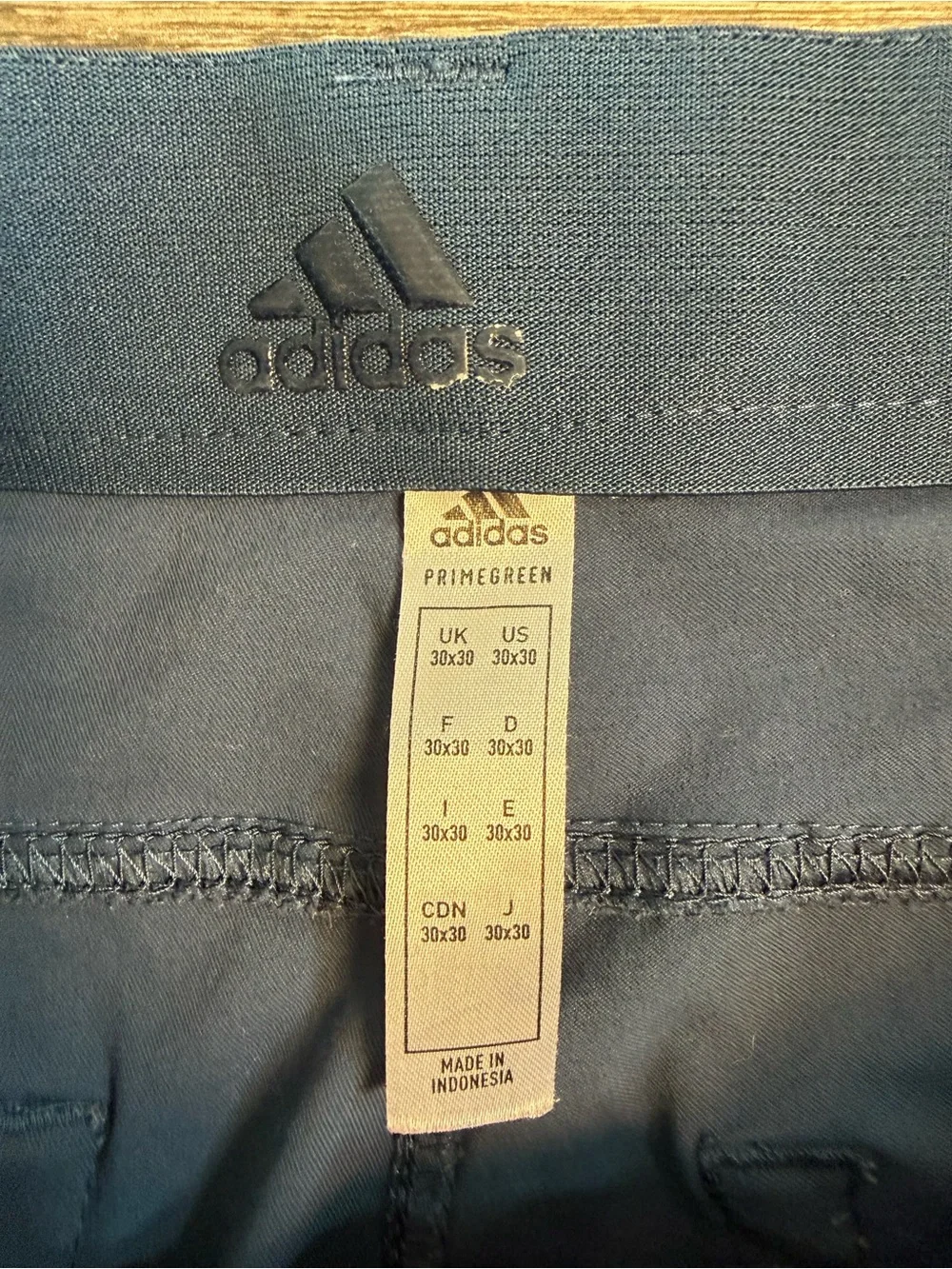 adidas Men's Slim Straight Jeans in Slate Blue